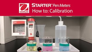 How to Calibration  OHAUS Starter™ Pen Meters [upl. by Muncey]