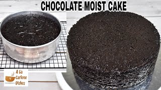 CHOCOLATE MOIST CAKE RECIPE [upl. by Aiset]