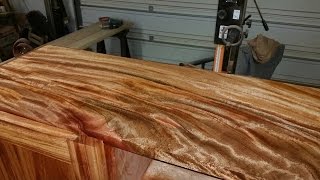 Rubbing out a Polyurethane finish using Pumice and elbow grease [upl. by Pages]