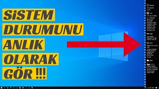 Bilgisayar Donanım Durumu ve Sıcaklığını Anlık İzlemek  Windows 10 ÜCRETSİZ [upl. by Mathis]