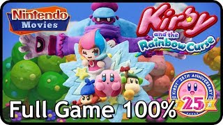 Kirby and the Rainbow Curse  Paintbrush  Full Game 100 Multiplayer Walkthrough [upl. by Emmit]