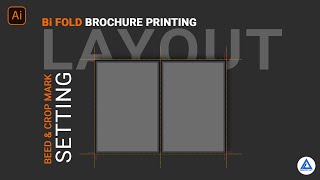 Bi fold Brochure Printing Layout illustrator in Hindi Tutorial [upl. by Efthim]