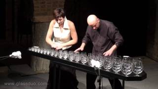 J S Bach  Toccata and Fugue in D minor on the glass harp музыкальные бокалы [upl. by Ettenna771]