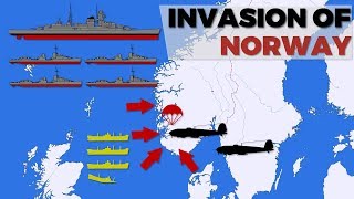 Invasion of Norway amp Denmark  Operation Weserübung [upl. by Trstram]