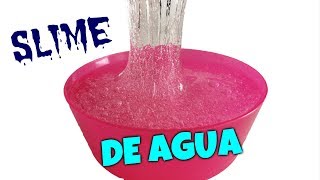 Haz SLIME DE AGUA Probando recetas de 💦Water Slime💦 [upl. by Blinni161]