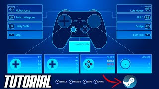 How To Use A Controller On ANY STEAM PC Game Tutorial Xbox PS4 Steam Controller [upl. by Onitsirc63]