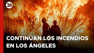 EEUU  Continúan los incendios forestales en Los Ángeles [upl. by Clayborne374]