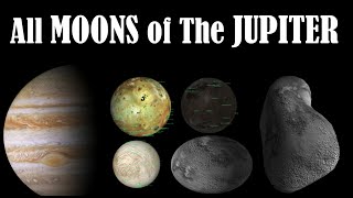 All Moons of Jupiter  Satellites of Jupiter  How Many Moons Does Jupiter Have [upl. by Fia660]