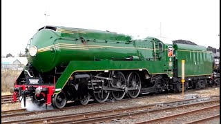 Australian Steam Trains  3801 at Dubbo [upl. by Halyak]