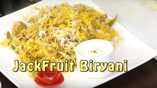 Raw Jackfruit Biryani Recipe  kathal biryani [upl. by Ahilam]