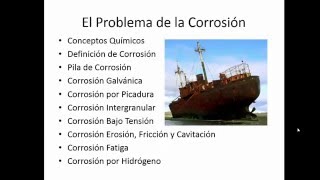 Conceptos básicos  Corrosión de Materiales Metálicos [upl. by Deenya]