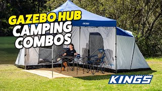 Adventure Kings Gazebo Hub Camping Combos [upl. by Nylahs]