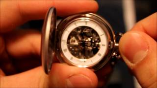 Charles Hubert Pocket Watch Unboxing and Review [upl. by Lyrpa]