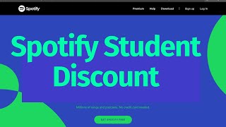 How to get Spotify Student Premium Account  Spotify Student Discount [upl. by Aved]