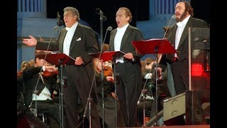 The 3 Tenors in Düsseldorf 1996  O Sole Mio amp Moon River [upl. by Ahseia752]