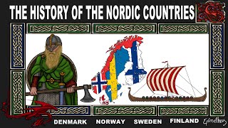 The Nordic Countries Animated Scandinavian History [upl. by Nadoj]