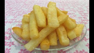 PURÉ y MAIZENA mira el resultado PAPAS FRITAS CRUJIENTES  FÁCILES y DELICIOSAS ♥️  SIN GLUTEN [upl. by Enrev]