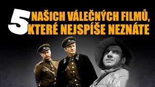 5 ČESKOSLOVENSKÝCH VÁLEČNÝCH FILMŮ KTERÉ NEJSPÍŠE NEZNÁTE  Historický dobrodruh [upl. by Ilyk]