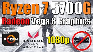 Ryzen 7 5700G APU  Radeon Vega 8 Graphics  1080p Gaming [upl. by Arua]