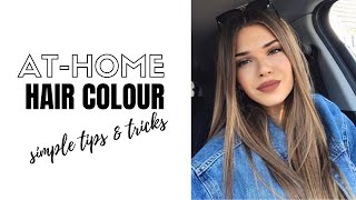 How To Color Your Hair At Home  The Style Insider [upl. by Oj]