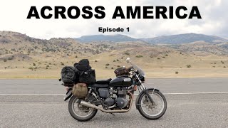 Motorcycling Across America US  EP1  NY to WA [upl. by Drofhsa691]