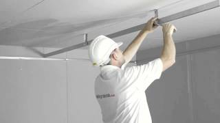 How to Install an MF Plasterboard Ceiling [upl. by Anialad]