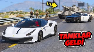 Ferrari Pista Arabalar ile 50 Yıldızda Polisten Kaçış  GTA 5 [upl. by Engapmahc]