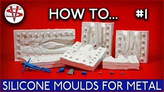 HOW TO PART 1 SILICONE MOULDS FOR METAL [upl. by Elletsirk359]