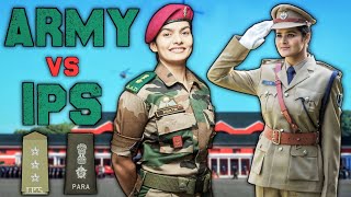 ARMY vs IPS  Who is More Powerful [upl. by Einitsed]