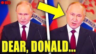 WATCH PUTIN ISSUE TERRIFYING WARNING TO TRUMP [upl. by Nhguaved]