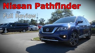 2017 Nissan Pathfinder Full Review  S SV SL amp Platinum [upl. by Karab]