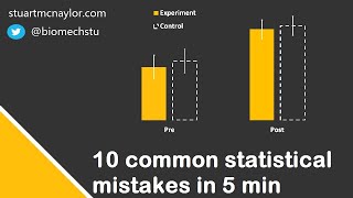 Ten Statistical Mistakes in 5 Min [upl. by Mahla601]