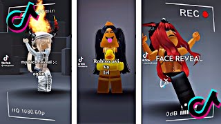 FACE REVEALS ROBLOX TIKTOK COMPILATION [upl. by Alexis672]