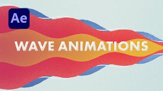 After Effects Wave Animations Using Wave Warp [upl. by Repinuj]