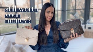 Louis Vuitton Pochette Metis Canvas MONOGRAM vs EMPREINTE Leather Review amp Comparison [upl. by Constantia]