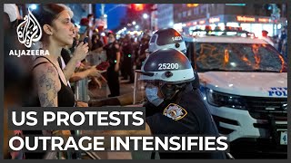 US protesters defy curfews as outrage over police brutality intensifies [upl. by Aglo]