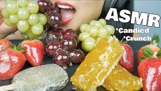 ASMR CANDIED FRUITS Tanghulu HONEYCOMB  ALOE VERA CRACKLING EATING SOUNDS No Talking  SASASMR [upl. by Abner]