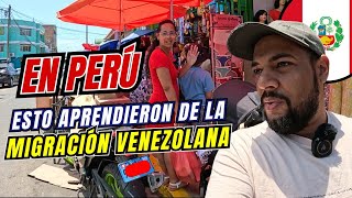 ESTO HAN APRENDIDO Los Peruanos 🇵🇪 de LA MIGRACIÓN Venezolana 🇻🇪 Venezolanos en Perú [upl. by Eilram677]