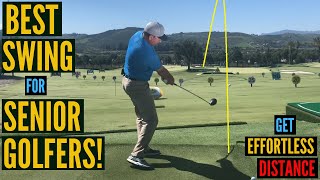 BEST SWING for Senior Golfers  Increase Distance [upl. by Oyam59]