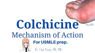 Understanding Colchicine Mechanism Study Breakdown 【USMLE Pharmacology】 [upl. by Older]