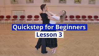 Quickstep for Beginners Lesson 3  Natural Spin Turn [upl. by Obla]