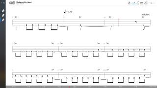 Mötley Crüe  Kickstart My Heart BASS TAB PLAY ALONG [upl. by Eita]