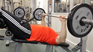 Decline Barbell Bench Press  Chest Exercise [upl. by Aisac]