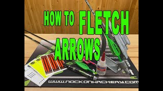 How to Fletch Your Arrows with John Dudley [upl. by Rubma583]