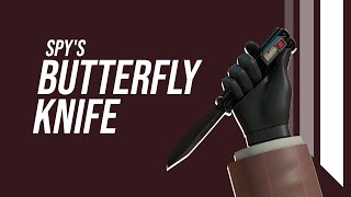 TF2 Spys Butterfly Knife Animation Set WIP [upl. by Belita]