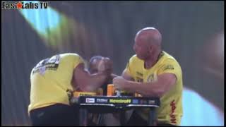 Todd Hutchings VS Khadzimurat Zoloev hook war  Nemiroff 2012 [upl. by Ariamo]