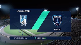 PAU FC  USL DUNKERQUE 11  18ème journée  Ligue 2 BKT 2425 [upl. by Nana]