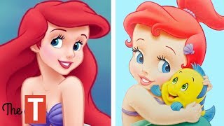 10 Disney Princesses Reimagined As KIDS [upl. by Aseram982]