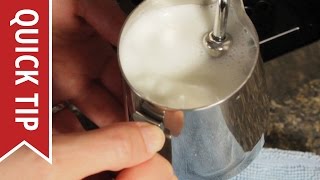 How to AutoFroth Milk for Lattes [upl. by Kalasky]