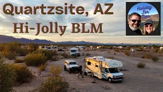 Quartzsite AZ HiJolly BLM Camping [upl. by Esau]